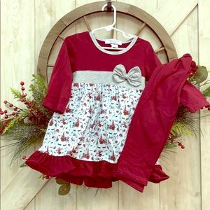 Unicorn Dress Set 3T